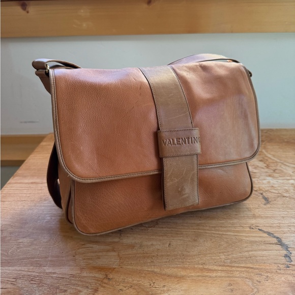 Valentino Brown Leather Bag - Picture 1 of 9